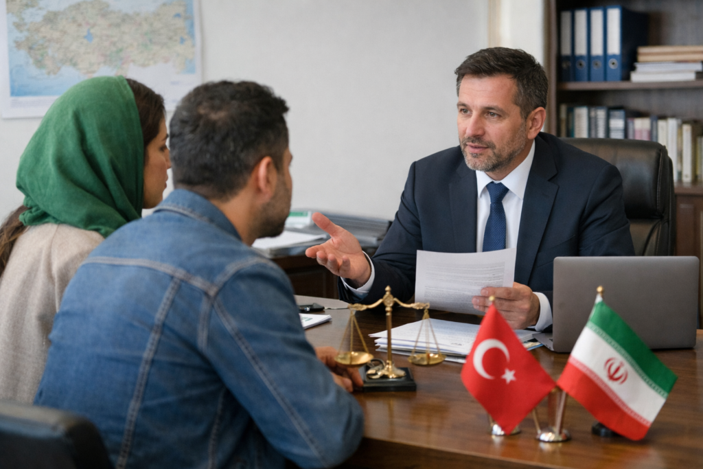 İran vatandaşları için Türkiye'de uluslararası koruma ve insani ikamet izni başvuru süreci