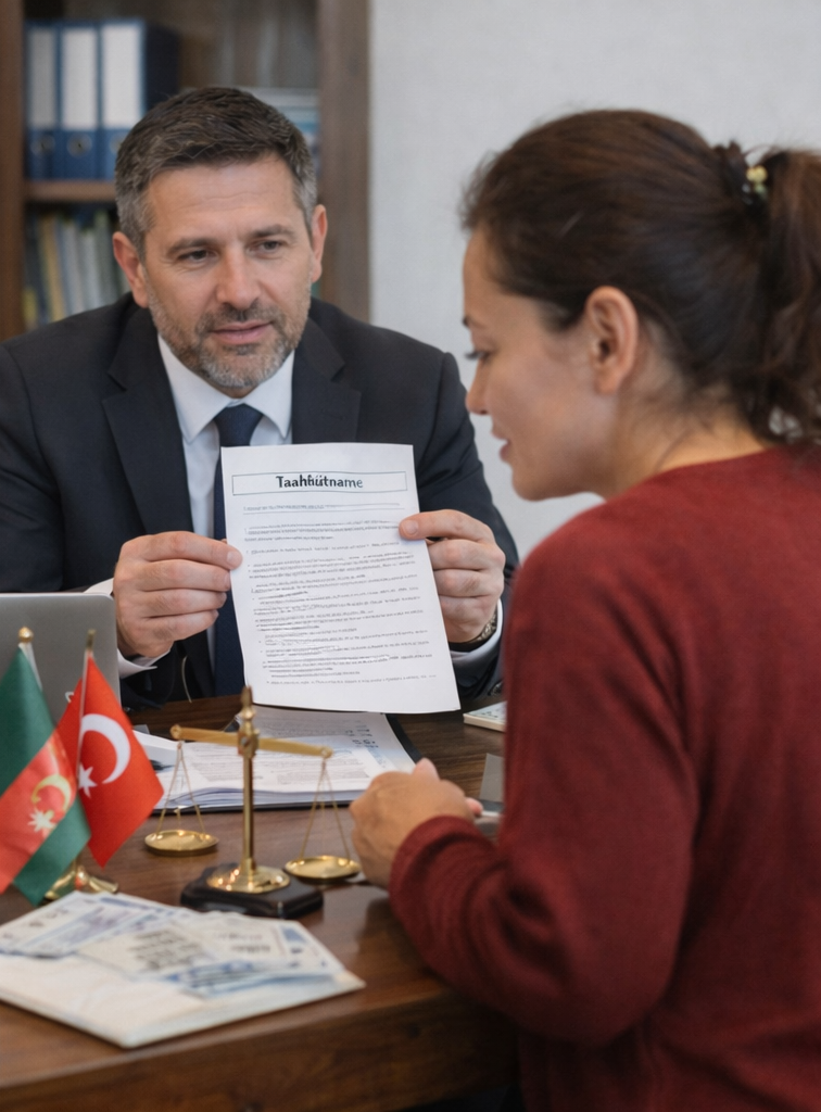 Ev hizmetleri çalışma izni affı 2026 kapsamında taahhütnameli başvuru sürecinde yabancı bakıcı ve avukat görüşmesi